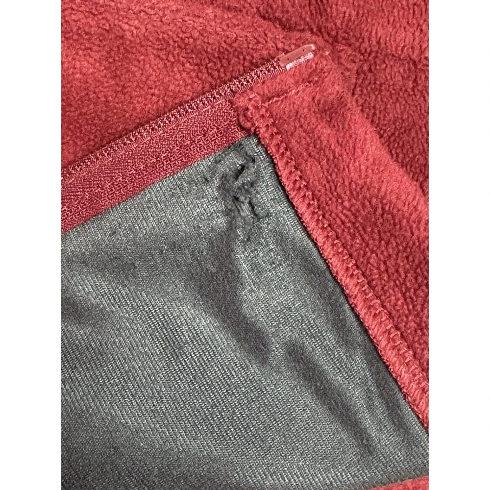 Men's Columbia Red Brown Super Soft Fleece Full Zip Jacket Size XXL